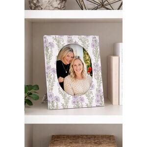 NEW INNER CHILD the violet heirloom forget-me-not picture frame in white/purple